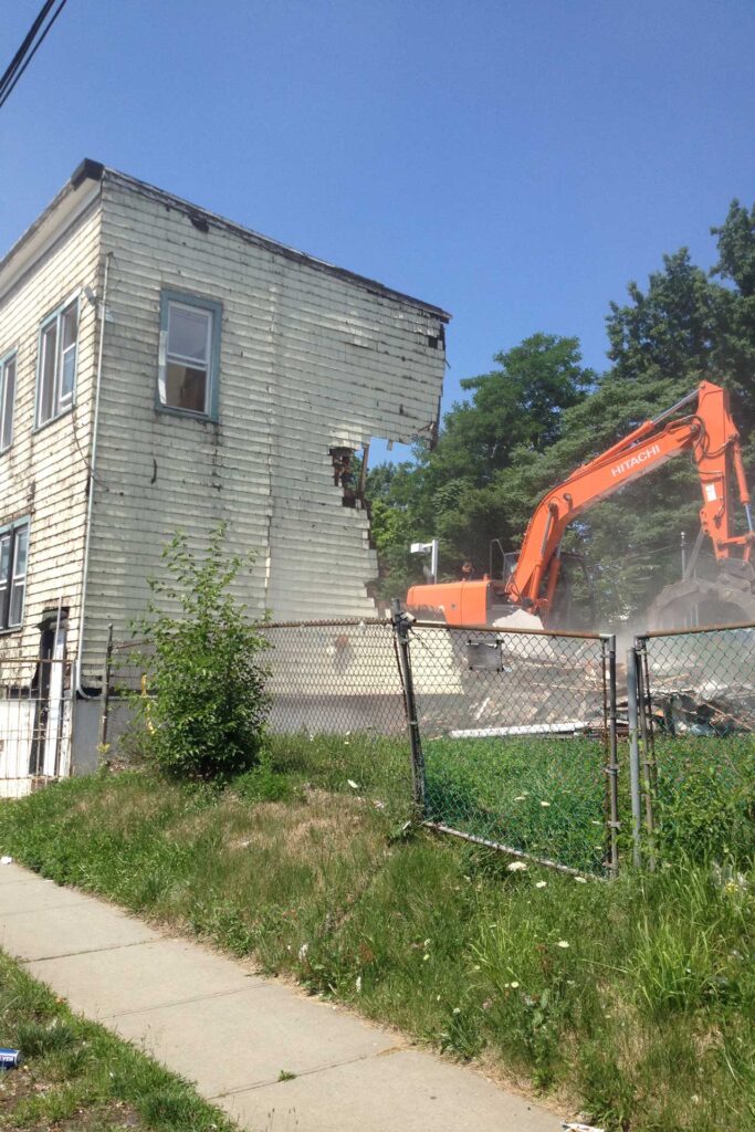 Sewer and Drain Services: Breaking Down an Abandoned Home